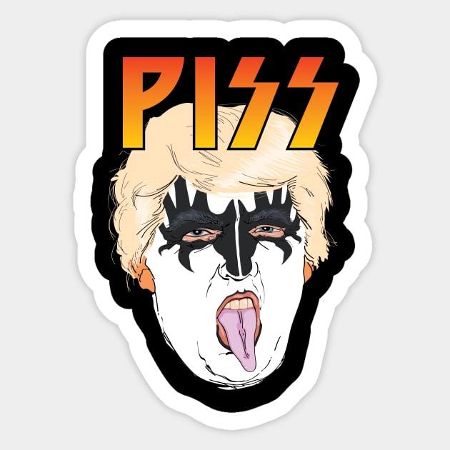 PISS HOG TRUMP SHIRT Sticker by TrumpLovesPiss